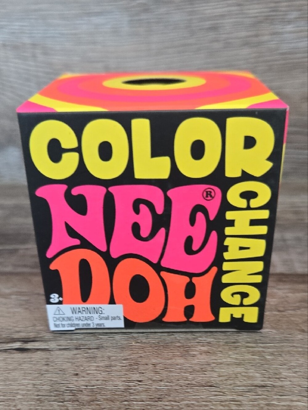 Color NEE DOH Color Change Kids Toy - Pink, Yellow, Orange